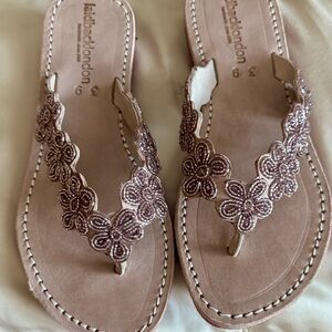 Laid Back London Conley SSR Leather Sandal Silky Pink by Laid Back London